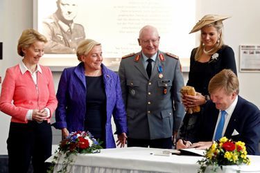 La reine Maxima et le roi Willem-Alexander des Pays-Bas à  Schwielowsee près de Potsdam, le 21 mai 2019