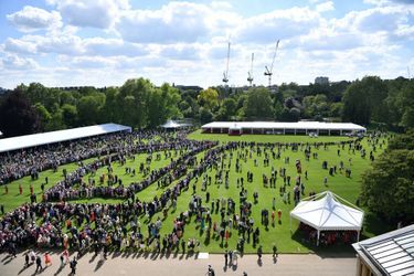 Garden party à Buckingham Palace à Londres, le 21 mai 2019