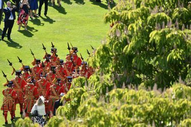 Garden party à Buckingham Palace à Londres, le 21 mai 2019
