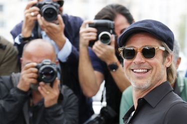 Brad Pitt au photocall du film «Once Upon A Time In Hollywood» à Cannes le 22 mai 2019