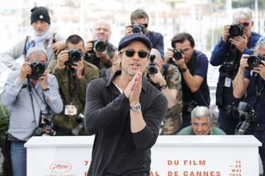 Brad Pitt au photocall du film «Once Upon A Time In Hollywood» à Cannes le 22 mai 2019
