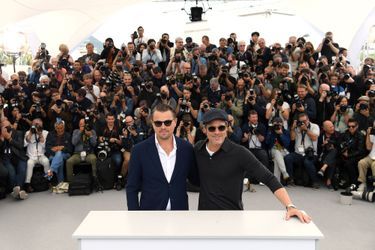 Leonardo DiCaprio et Brad Pitt au photocall du film «Once Upon A Time In Hollywood» à Cannes le 22 mai 2019