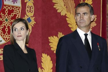 Le roi Felipe VI d’Espagne et son épouse la reine Letizia
