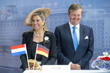 La reine Maxima et le roi Willem-Alexander des Pays-Bas à Rostock, le 21 mai 2019