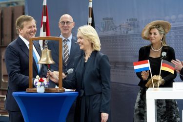 La reine Maxima et le roi Willem-Alexander des Pays-Bas à Rostock, le 21 mai 2019