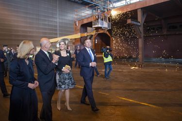 Le roi Willem-Alexander et la reine Maxima des Pays-Bas à Rostock, le 21 mai 2019