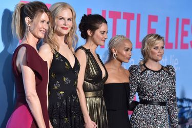 Laura Dern, Nicole Kidman, Shailene Woodley, Zoe Kravitz et Reese Witherspoon. 