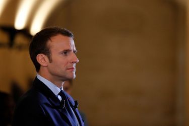 Emmanuel Macron, samedi au Pantheon. 