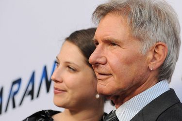 Harrison Ford avec sa fille Georgia, en août 2013.