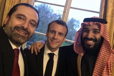 Saad Hariri, Macron et MBS