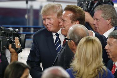 Donald Trump et Arnold Schwarzenegger en septembre dernier. 