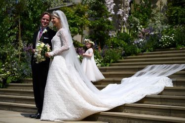 La robe de mariée de Lady Gabriella Windsor à Windsor, le 18 mai 2019