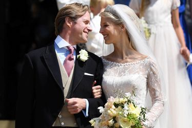 Lady Gabriella Windsor et Thomas Kingston le jour de leur mariage à Windsor, le 18 mai 2019