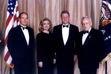 Albert, Rainier et les Clinton aux 50 ans des Nations Unies en 1995