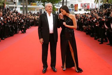 Alain et Anouchka Delon lors du 72e Festival de Cannes.