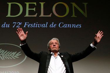 Alain Delon lors du 72e Festival de Cannes.