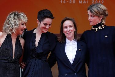 Valeria Golino, Noemie Merlant, Céline Sciamma  et Adèle Haenel.