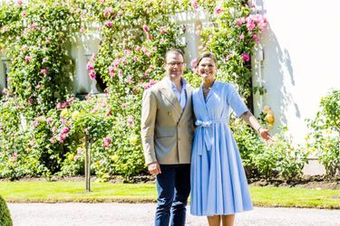 Victoria de Suède et son mari Daniel sur l&#039;île d&#039;Öland, le 15 juillet 2017.