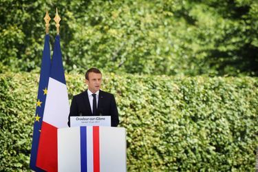 Emmanuel Macron prononce le premier grand discours mémoriel de son quinquennat.