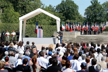 Emmanuel Macron prononce le premier grand discours mémoriel de son quinquennat.
