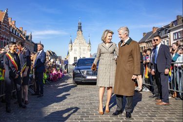 La reine Mathilde et le roi des Belges Philippe à Herendals, le 26 février 2019
