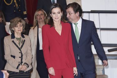 La reine Letizia d&#039;Espagne à Cáceres, le 6 mars 2019