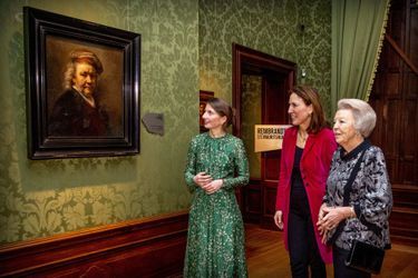 L'ex-reine Beatrix des Pays-Bas à La Haye, le 30 janvier 2019
