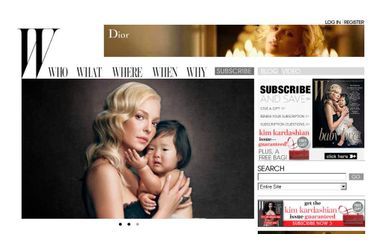 Dans son numéro de décembre, le magazine W a réalisé une très belle série de photos de famille, pour illustrer son sujet sur les valeurs familiales. On y trouve notamment Katherine Heigl (Grey’s anatomy), magnifique avec sa petite Naleigh, 2 ans, adoptée en septembre 2009 en Corée. 
