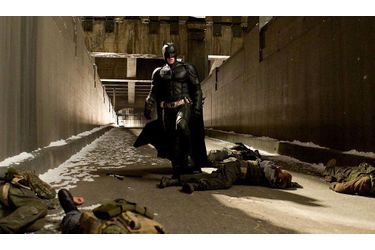 <br />
Christian Bale en costume de Batman dans «The Dark Knight Rises».