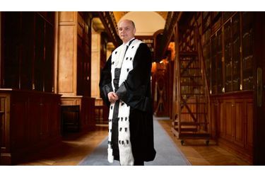 <br />
Didier Migaud, président de la Cour des comptes, jeudi 27 mai, dans la galerie de la bibliothèque de la Cour des comptes, rue Cambon à Paris.