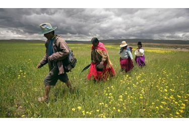 Des peuples autochtones traversant la région des hauts plateaux de Masaya, à une soixantaine de kilomètres à l&#039;ouest de La Paz. Des inondations dans la région ont touché 220 familles et ravagé 1000 hectares de terres agricoles, selon les médias locaux.