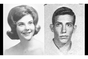 <br />
A gauche, Laura Bush à l'âge de 17 ans. A droite, Mike Douglas. Le jeune homme est mort en 1963 dans un accident de voiture. La future First Lady était au volant.