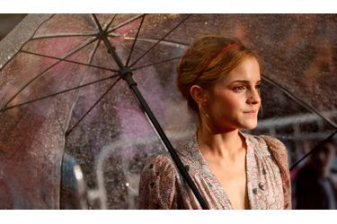 Emma Watson, à l&#039;avant-première mondiale d&#039;Harry Potter et le Prince de sang mêlé, mardi à Londres.