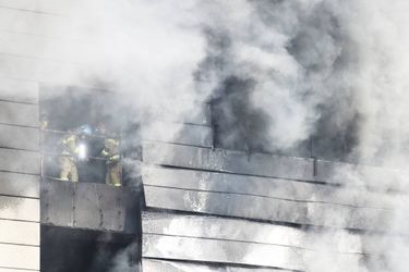 L&#039;incendie dans un entrepôt de Yonhap, en Corée du Sud, a fait 25 morts, le 29 avril 2020.