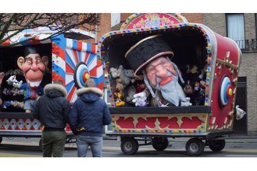 Carnaval d'Alost, en Belgique, le 23 février 2020.
