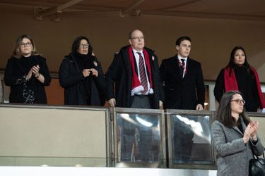 La famille princière de Monaco à Monaco, le 15 janvier 2020