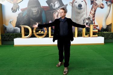Robert Downey Jr. lors de la première du film &quot;Le Voyage du Dr Dolittle&quot;, à Los Angeles le 11 janvier 2020.