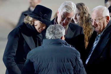 La reine Mathilde et le roi des Belges Philippe à Auschwitz-Birkenau, le 27 janvier 2020