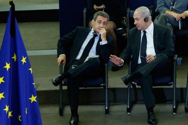 Nicolas Sarkozy et Benjamin Netanyahu. 