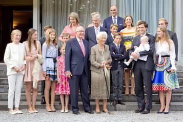 La famille royale de Belgique à Waterloo, le 29 juin 2017
