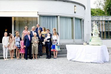 La famille royale de Belgique à Waterloo, le 29 juin 2017