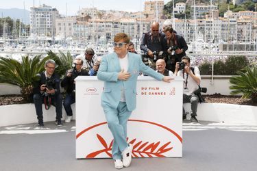 Elton John lors du photocall du film «Rocketman» le 16 mai 2019