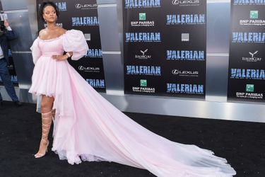 Rihanna à l'avant-première de Valérian et la Cité des mille planètes, à Los angeles le 17 juillet 2017.