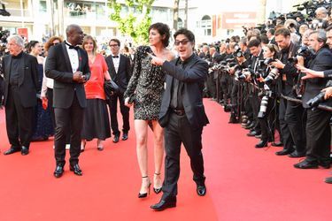 Charlotte Gainsbourg et Yvan Attal à Cannes, le 21 mai 2017.