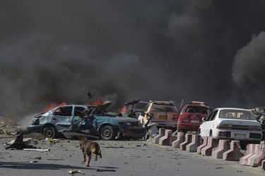 Le drame de Kaboul en image, le 31 mai 2017.﻿