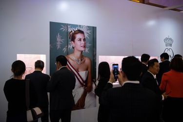 L'exposition sur Grace Kelly à Macao, le 15 mai 2019