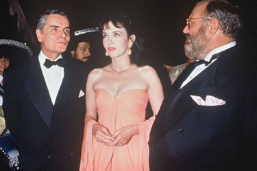 Isabelle Adjani et Gianfranco Ferre en 1991.