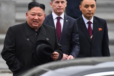 Kim Jong-un est arrivé à Vladivostok, en Russie, le 24 avril 2019.