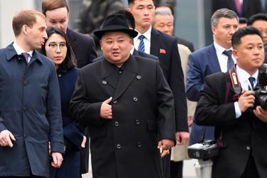 Kim Jong-un est arrivé à Vladivostok, en Russie, le 24 avril 2019.