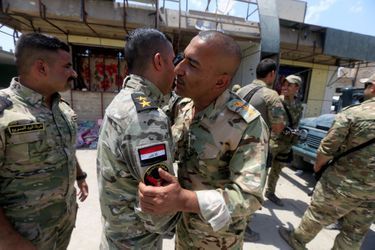 Les Troupes Irakiennes Célèbrent La Libération De Mossoul, Dimanche 8 Juillet 7